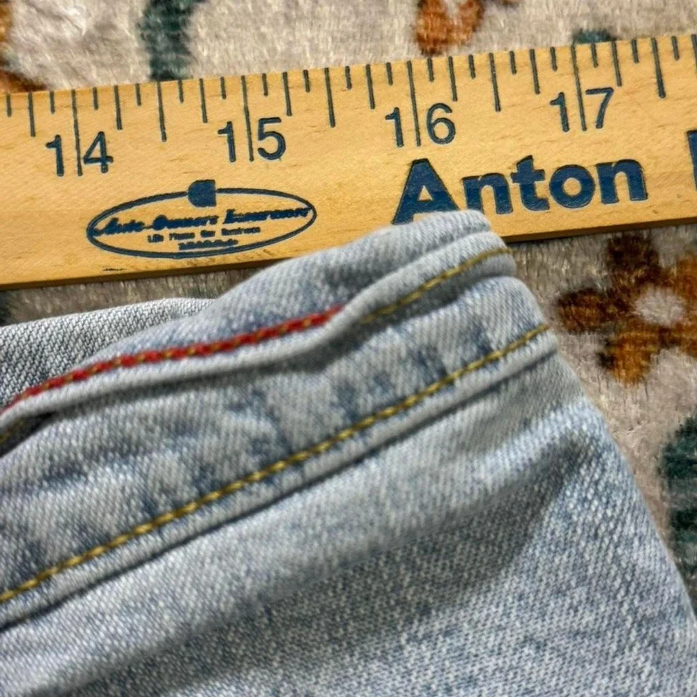 Levis 550 Relaxed Bootcut Jeans Light Wash Blue Y2K 14S
